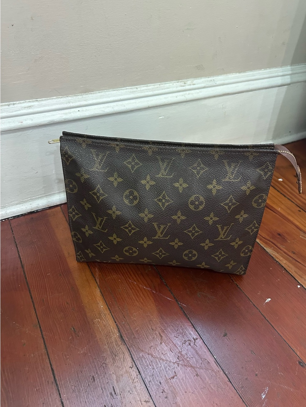 Louis Vuitton Monogram Canvas Toiletry Pouch in Brown Monogram